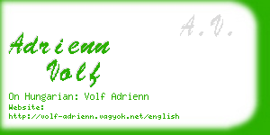 adrienn volf business card